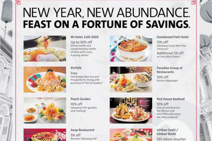 OCBC New Year Dining Deals: 30% off Dinner Buffet @ M Hotel Cafe 2000