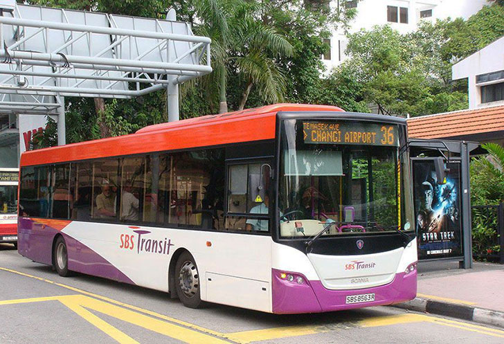 Prooi Post impressionisme overdrijven Public Bus (36/36A): Singapore transport guide