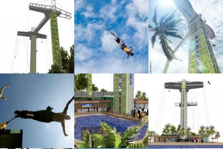 Bungee Jumping at Sentosa: High on adrenaline